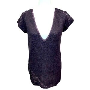 Stile Benetton Metallic Trim Sweater